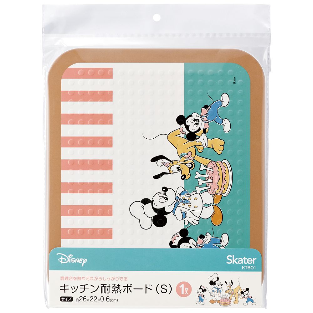 スケーター　キッチン耐熱ボードＳ  ミッキー＆フレンズ／KTBO1_639449