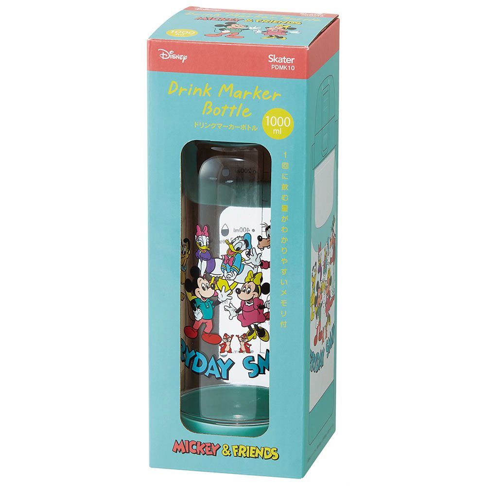 スケーター　ドリンクマーカーボトル１Ｌ  ミッキーマウス／PDMK10_640490