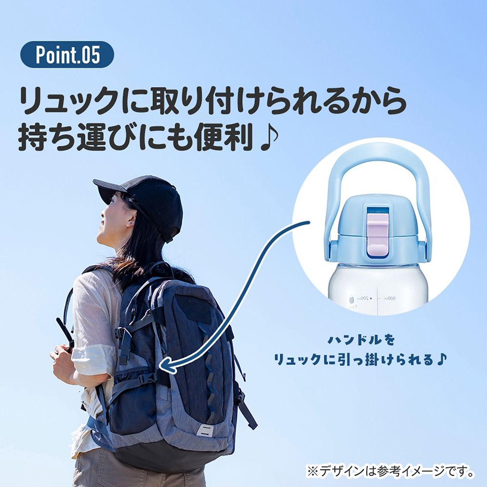 スケーター　ドリンクマーカーボトル１Ｌ  ミッキーマウス／PDMK10_640490