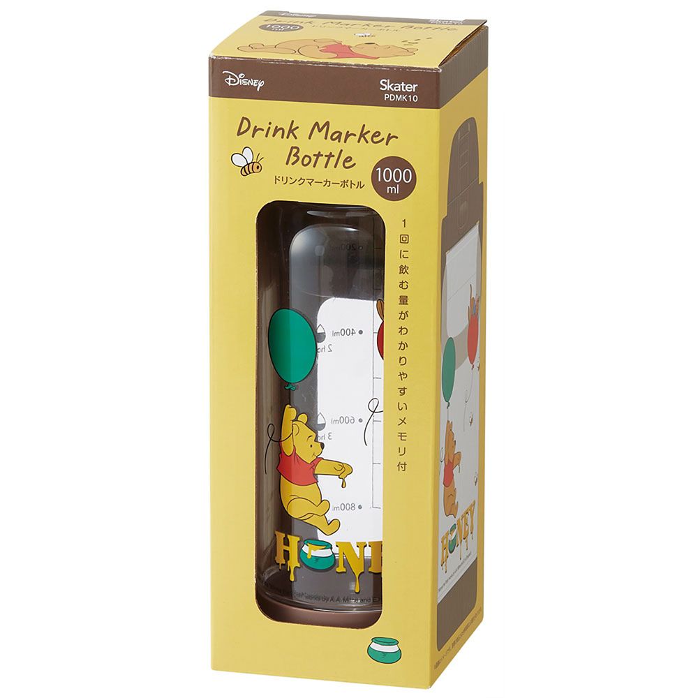 スケーター　ドリンクマーカーボトル１Ｌ  くまのプーさん／PDMK10_640506