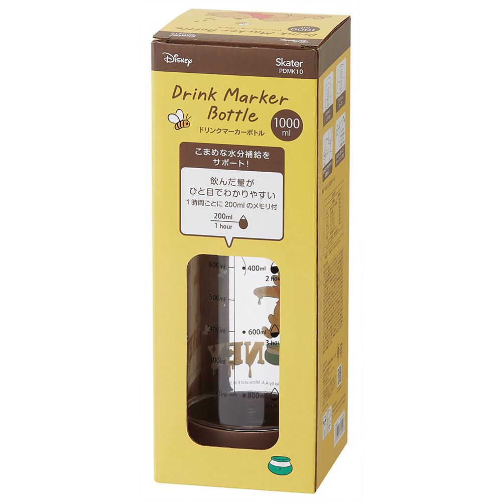 スケーター　ドリンクマーカーボトル１Ｌ  くまのプーさん／PDMK10_640506