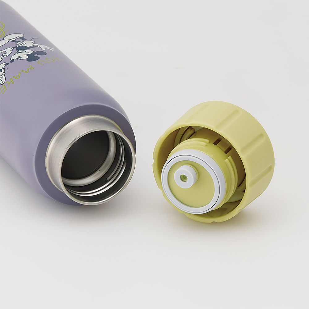 スケーター　炭酸飲料対応真空ステンレスボ  ミッキーフレンズ グレイッシュ／STSL5_641855