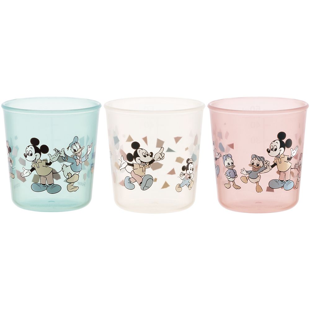 スケーター　抗菌ベビーコップ３Ｐ  ミッキーフレンズ　レトロ／BCUP1AG_650390