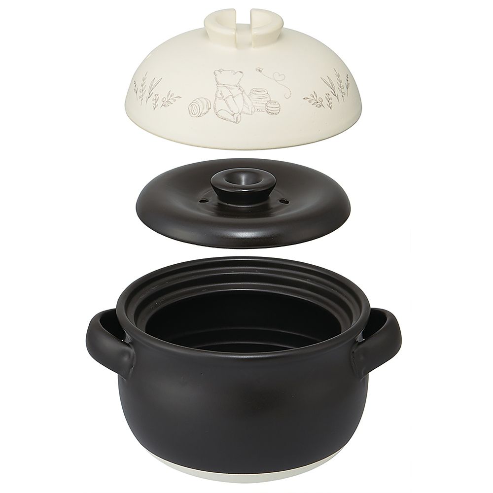スケーター　萬古焼　ごはん鍋３合  くまのプーさん／CHDN3_653148