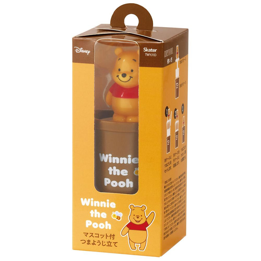 スケーター　マスコット付つまようじ立て  くまのプーさん／TWYJ1D_653612