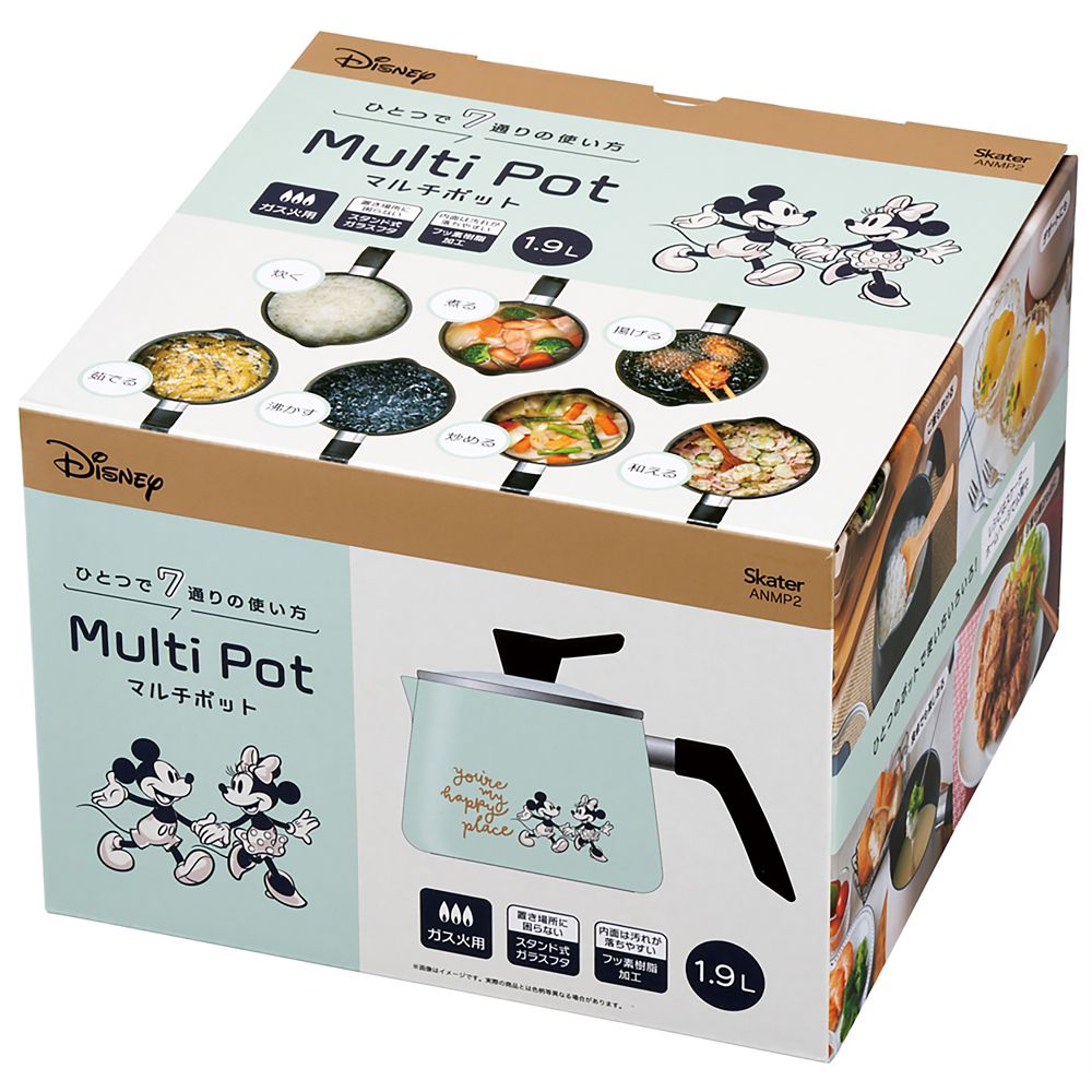 スケーター　マルチポット１．９Ｌ  ミッキーマウス／ANMP2_654107