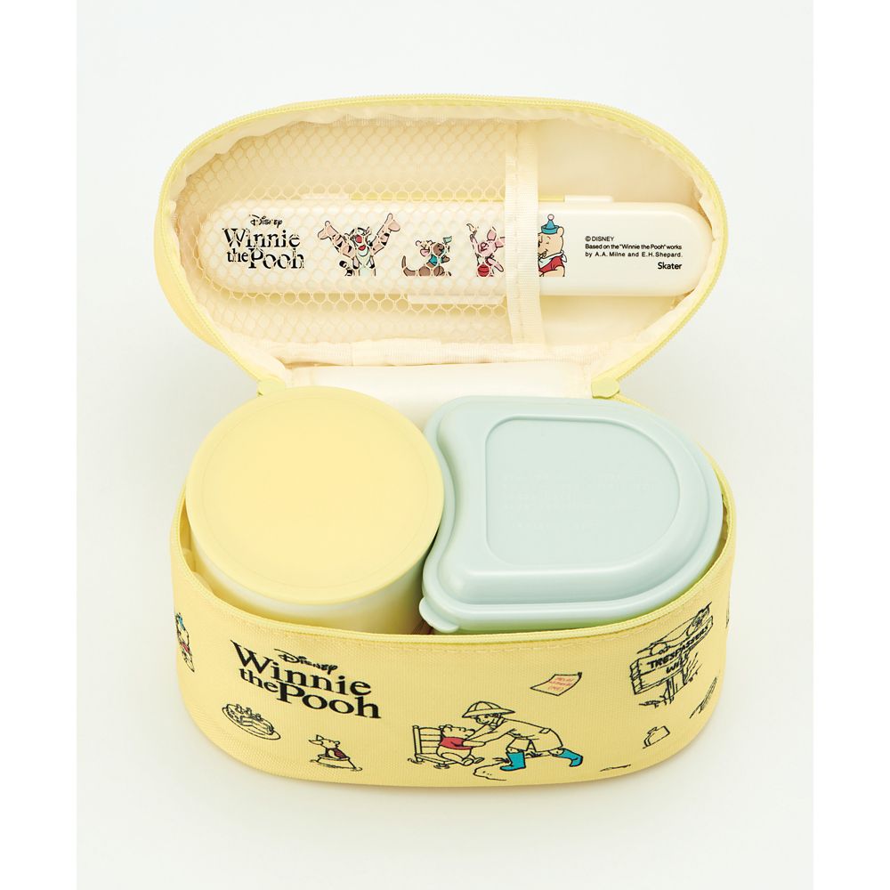 スケーター　抗菌保温ジャー付ランチ  くまのプーさん　Ｃａｆｅ／KCLJC6AG_656712