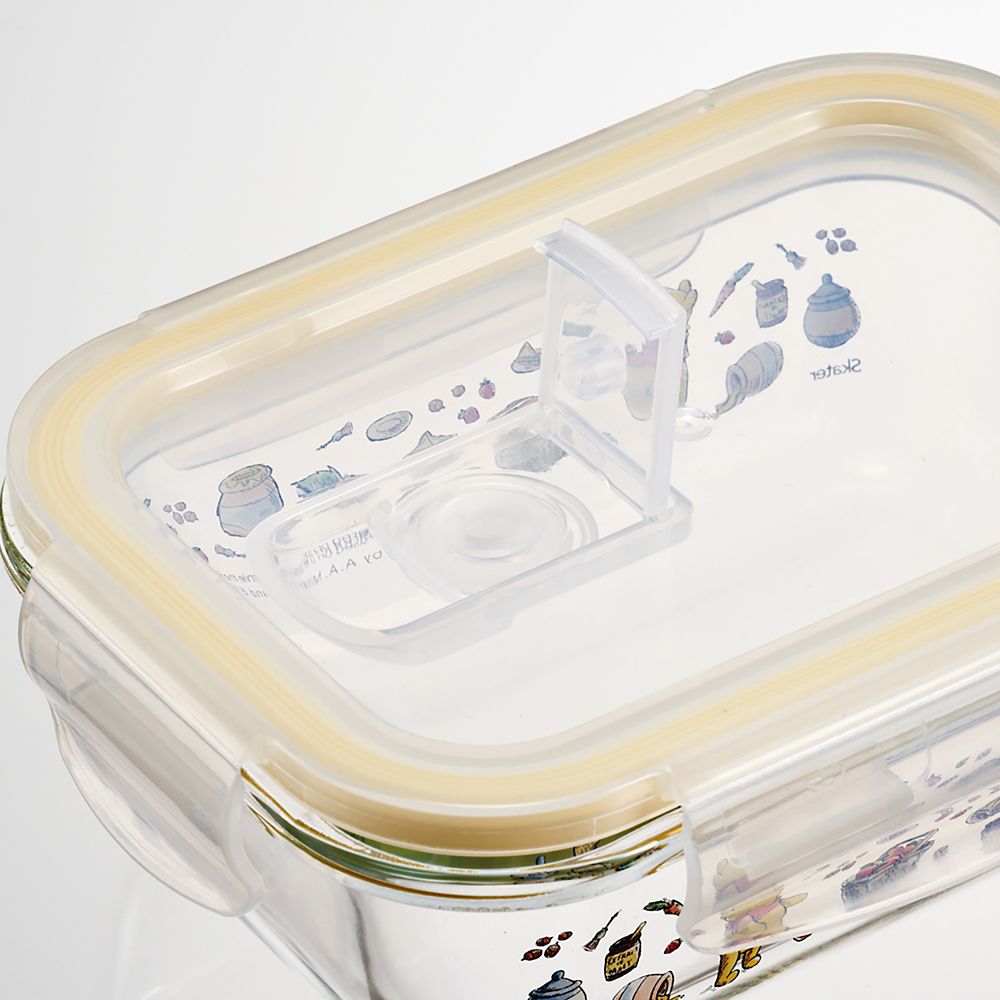 スケーター　ガラス保存容器Ｓ  プー　ピクニック／GBST4_656989