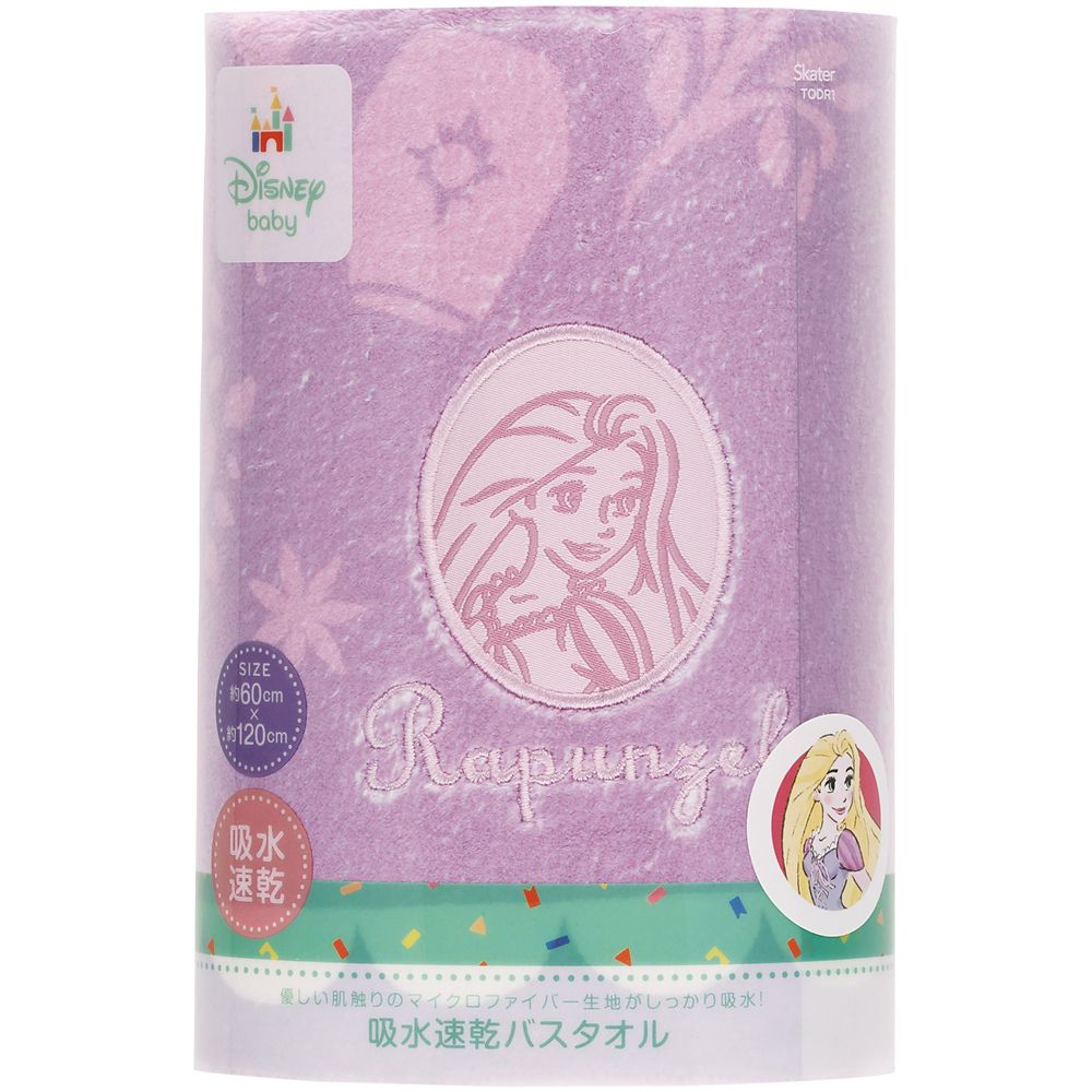 スケーター　吸水速乾バスタオル  ラプンツェル／TODR1_657368
