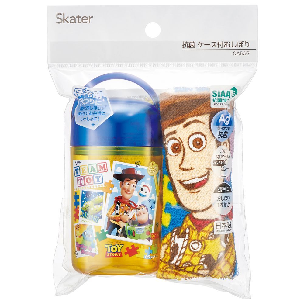 スケーター　抗菌ケース付おしぼり  トイ・ストーリー２４／OA5AG_660108