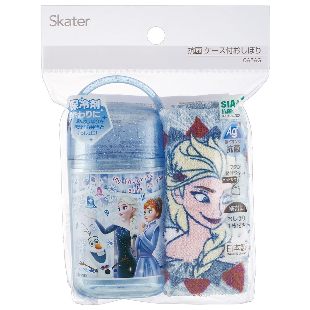 スケーター　抗菌ケース付おしぼり  アナと雪の女王２４／OA5AG_661211