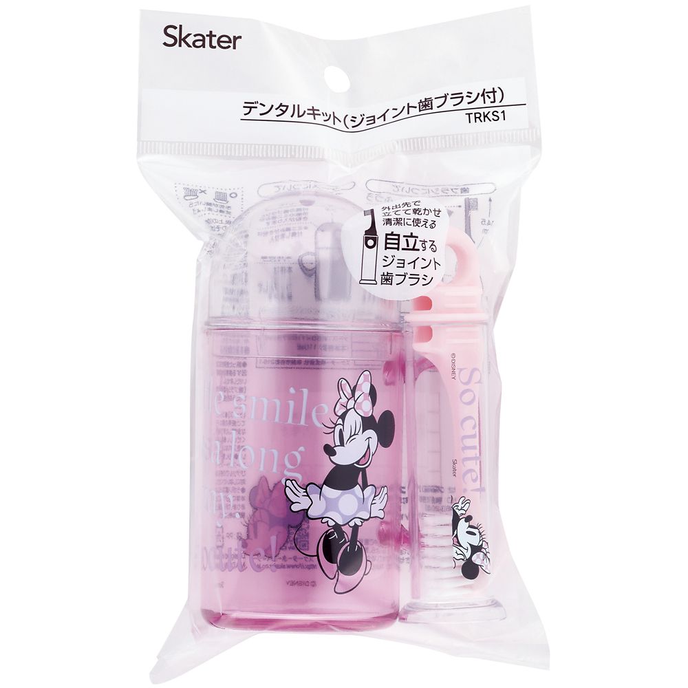 スケーター　デンタルキット（歯ブラシ付）  ミニーマウス／TRKS1_664748