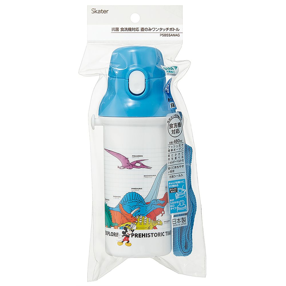 スケーター　抗菌直飲プラボトル  ミッキー＆フレンズ恐竜／PSB5SANAG_667695
