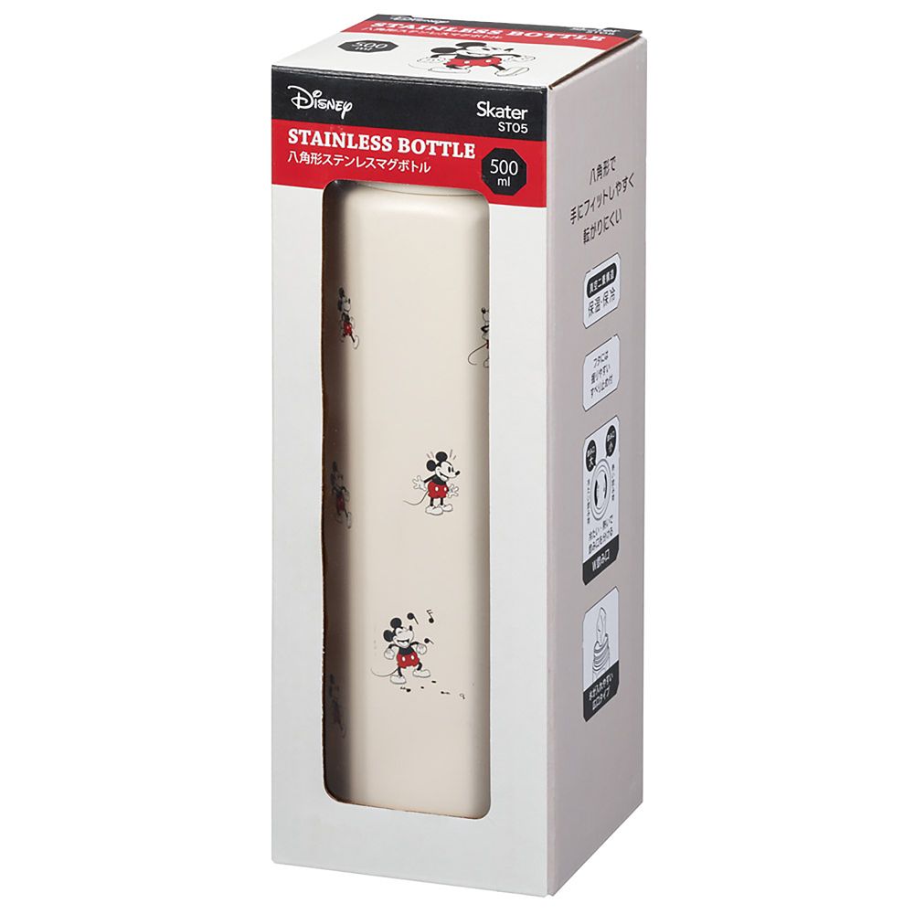 スケーター　八角ステンレスボトル５００ｍｌ  ミッキーマウス／STO5_668128