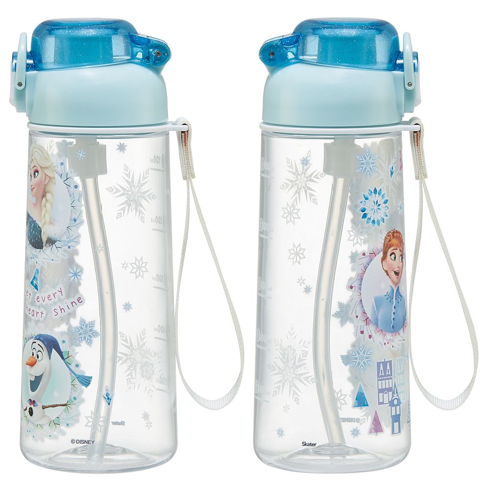 スケーター　ワンプッシュストローボトル  アナと雪の女王／PSHPO6_674471