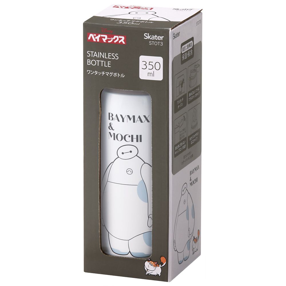 スケーター　ステンレスワンタッチボトル  ベイマックス＆モチ／STOT3_677748