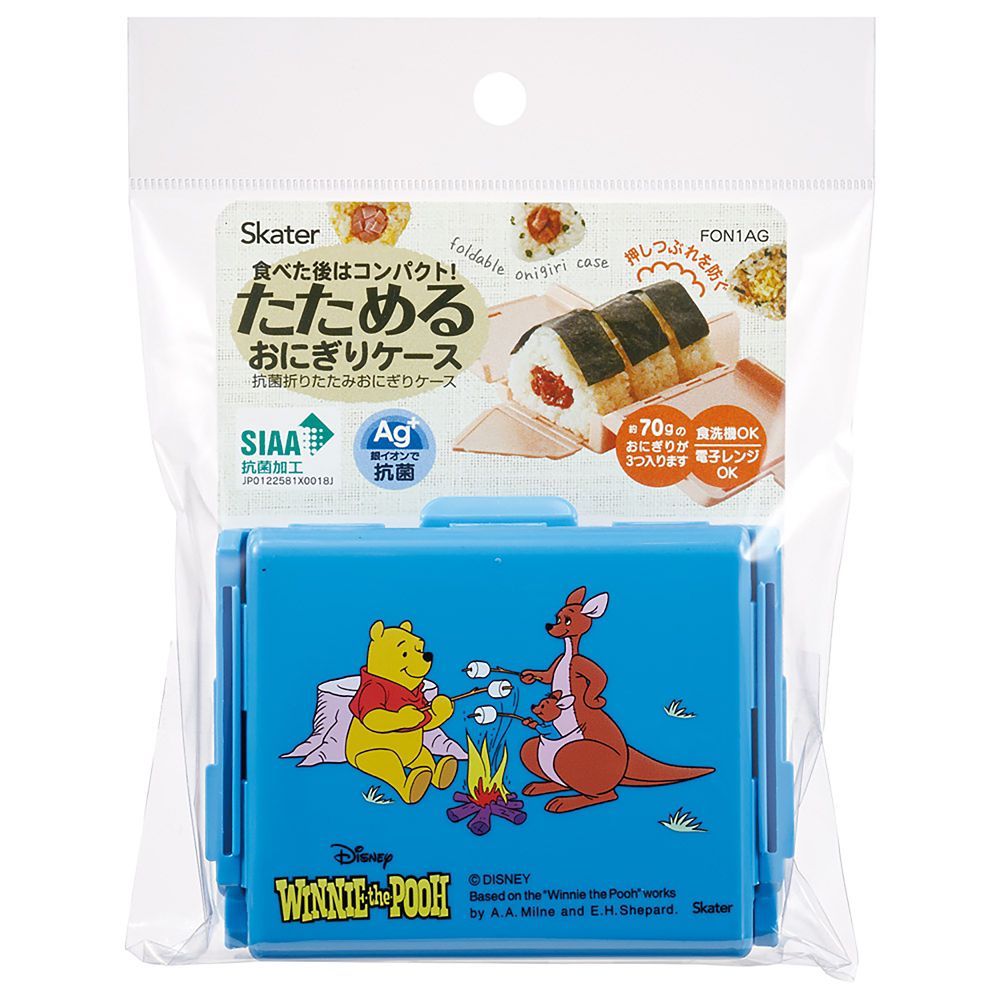 スケーター　折りたたみおにぎりケース  レトロ　くまのプー／FON1AG_677922