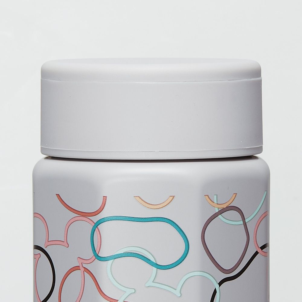 スケーター　八角ステンレスボトル５００ｍｌ  ミッキーマウス　チャコール／STO5_680595