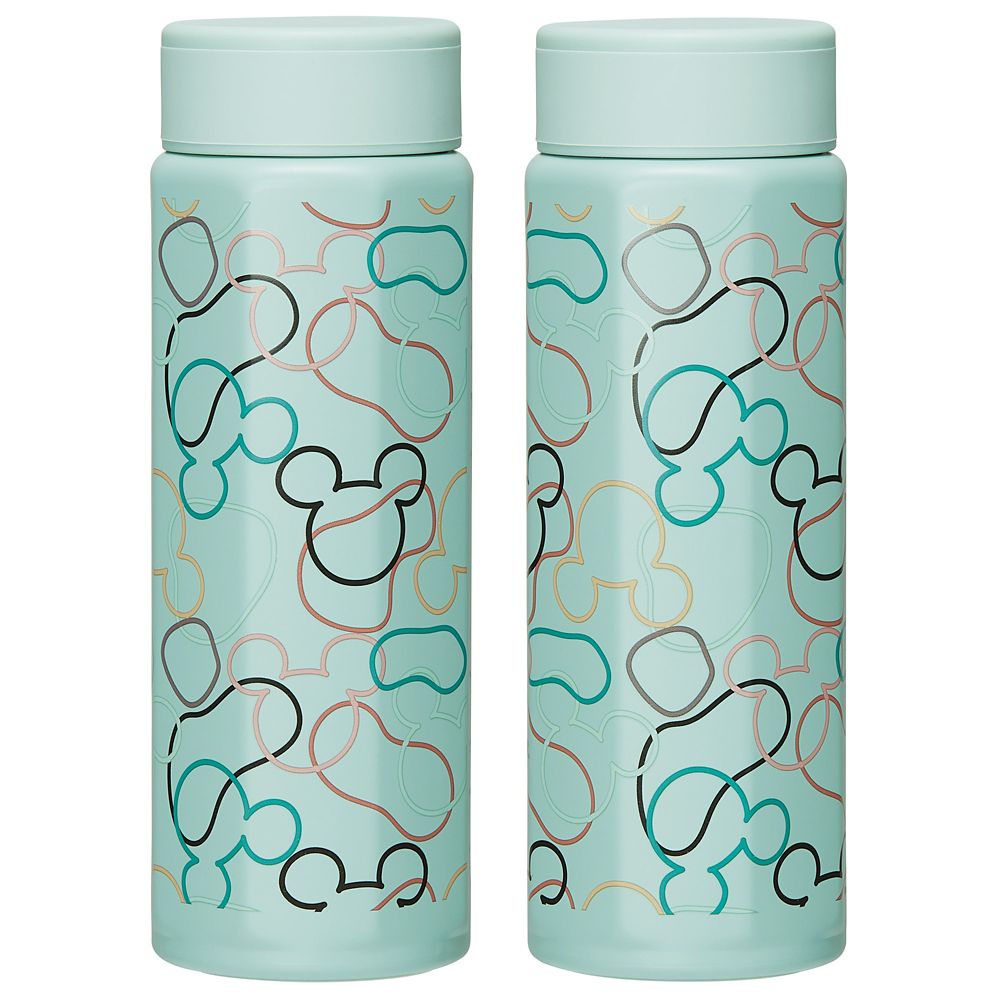 スケーター　八角ステンレスボトル５００ｍｌ  ミッキーマウス　モスグリーン／STO5_680601