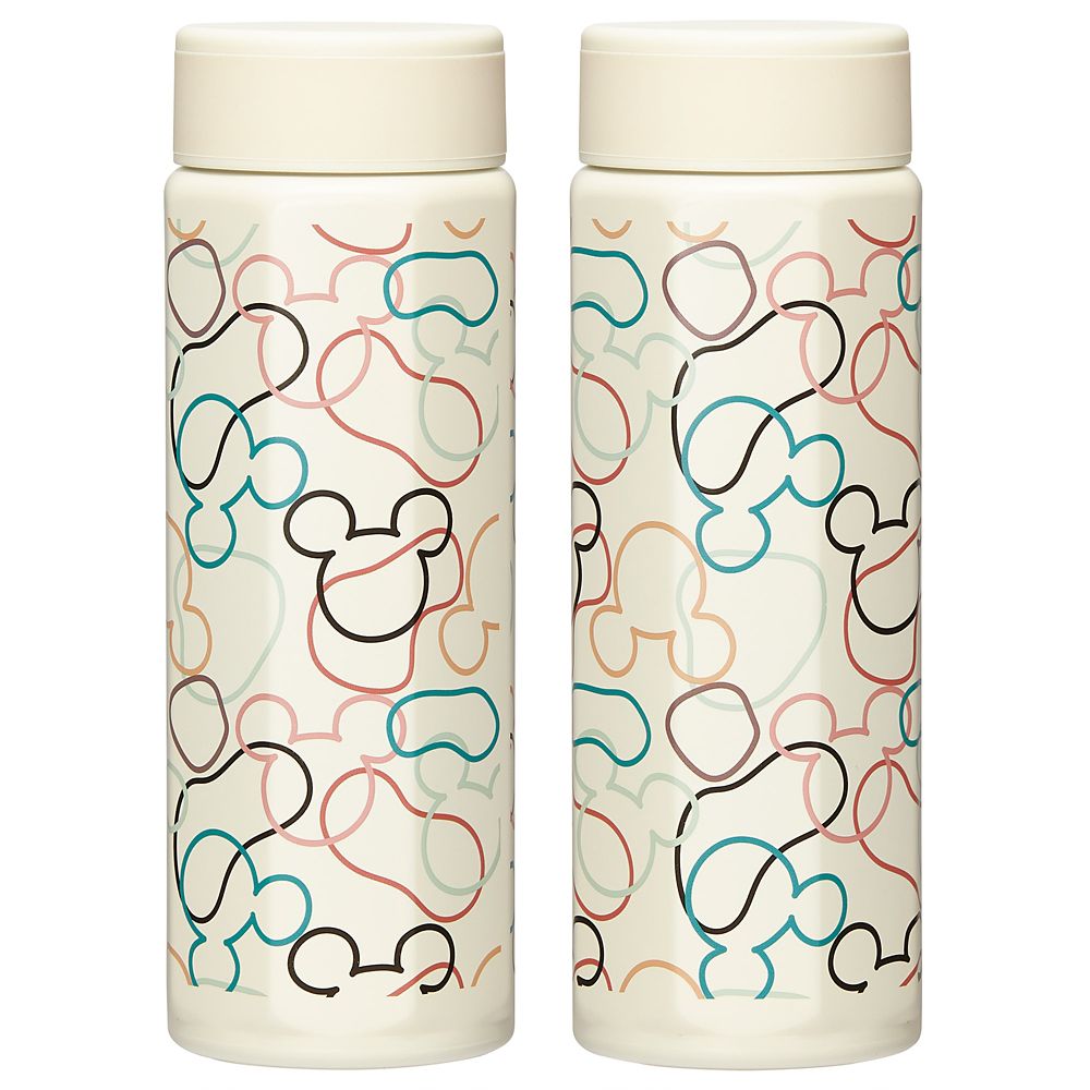 スケーター　八角ステンレスボトル５００ｍｌ  ミッキーマウス　アイボリー／STO5_680618