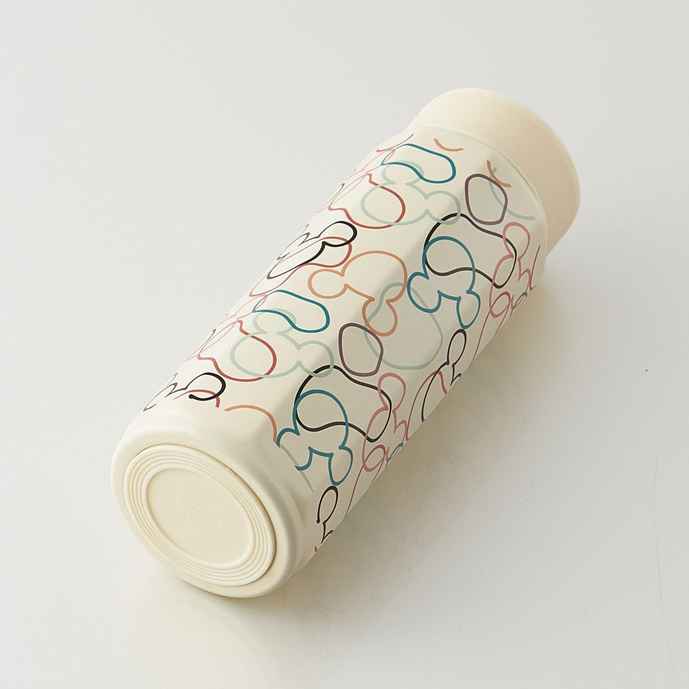 スケーター　八角ステンレスボトル５００ｍｌ  ミッキーマウス　アイボリー／STO5_680618