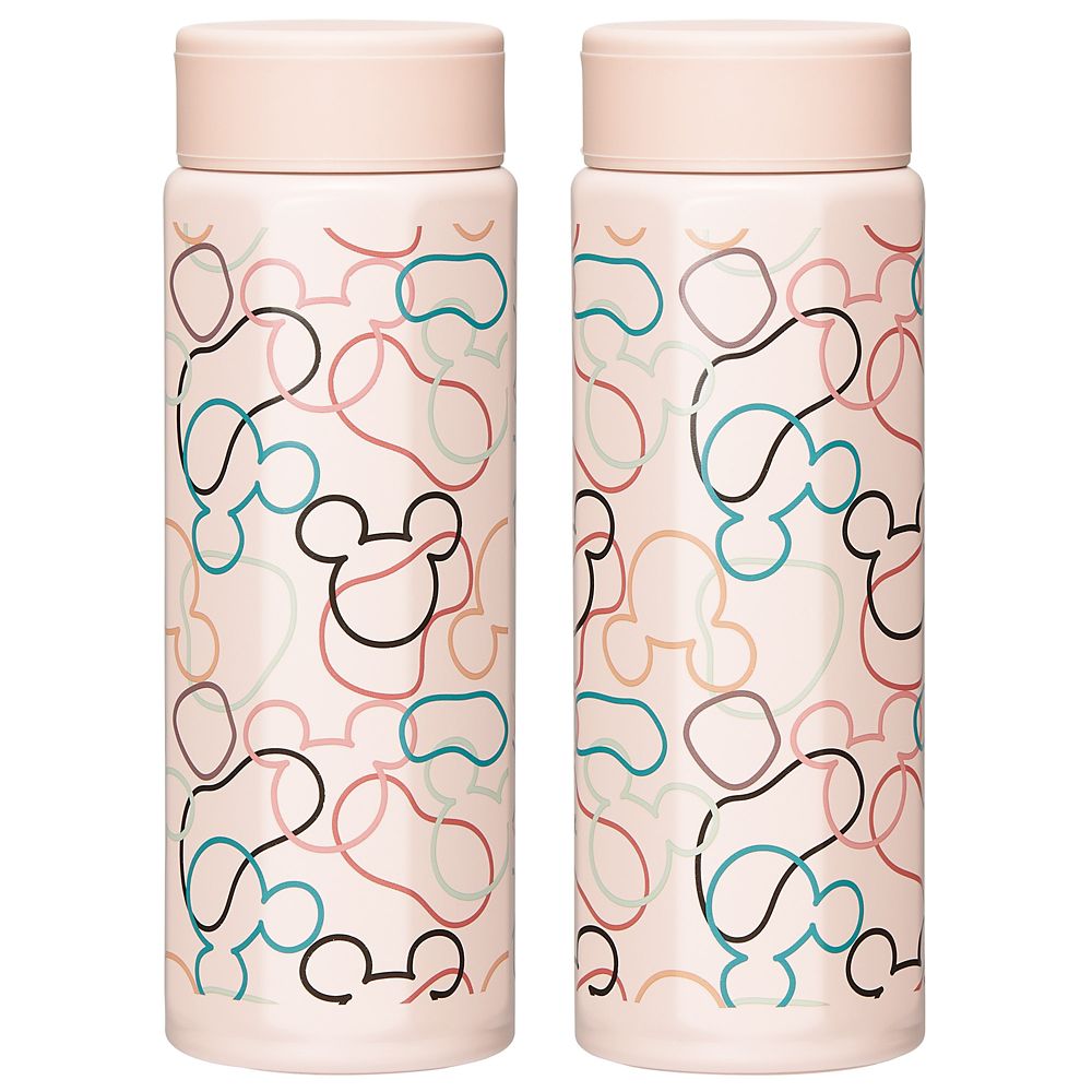 スケーター　八角ステンレスボトル５００ｍｌ  ミッキーマウス　モスピンク／STO5_680625