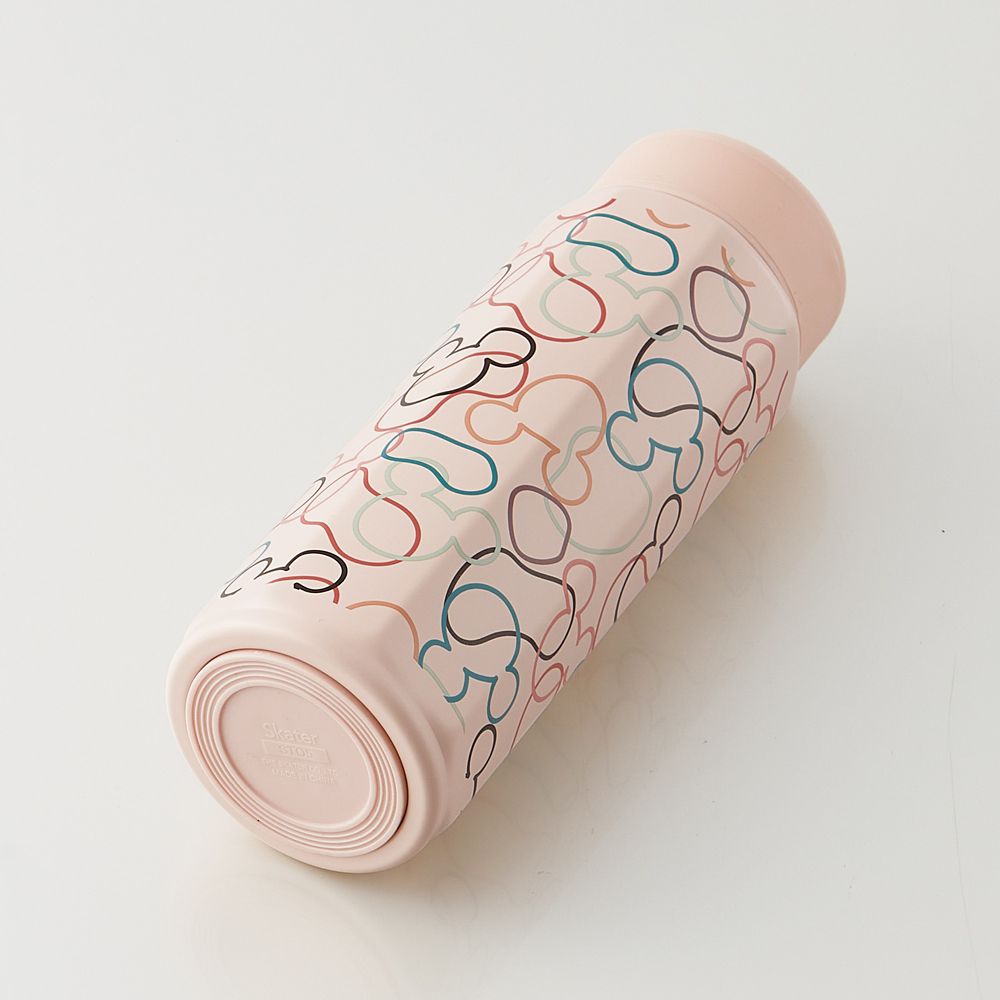 スケーター　八角ステンレスボトル５００ｍｌ  ミッキーマウス　モスピンク／STO5_680625