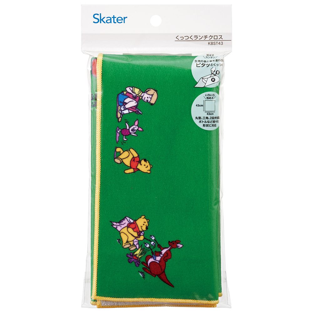 スケーター　くっつくランチクロス  くまのプーさん／KBST43_681936