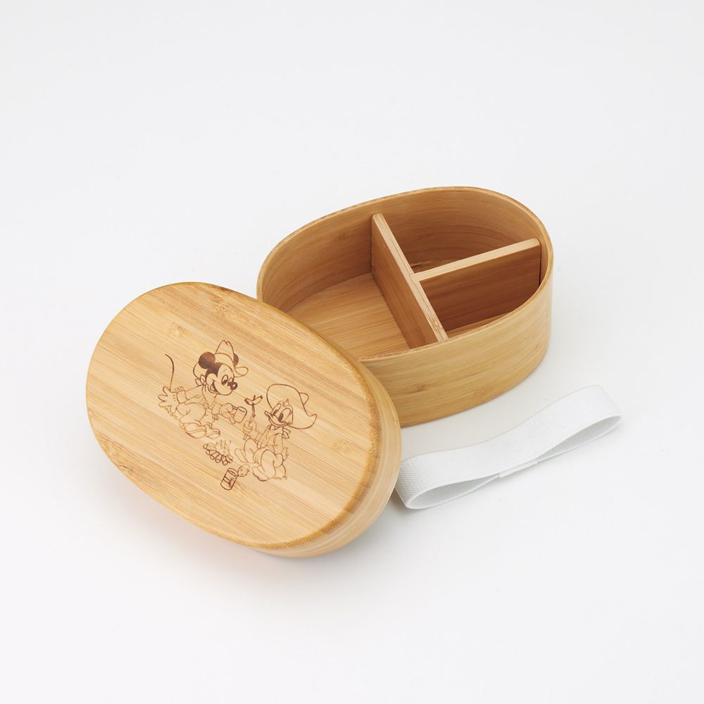 竹製ランチボックス４００ｍｌ  ミッキー＆フレンズ／BWLB4_682148／スケーター