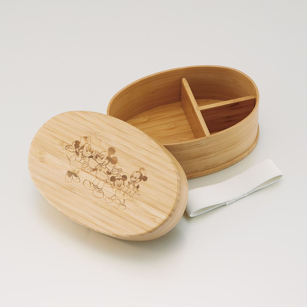 竹製ランチボックス６００ｍｌ  ミッキー＆フレンズ／BWLB6_682162／スケーター