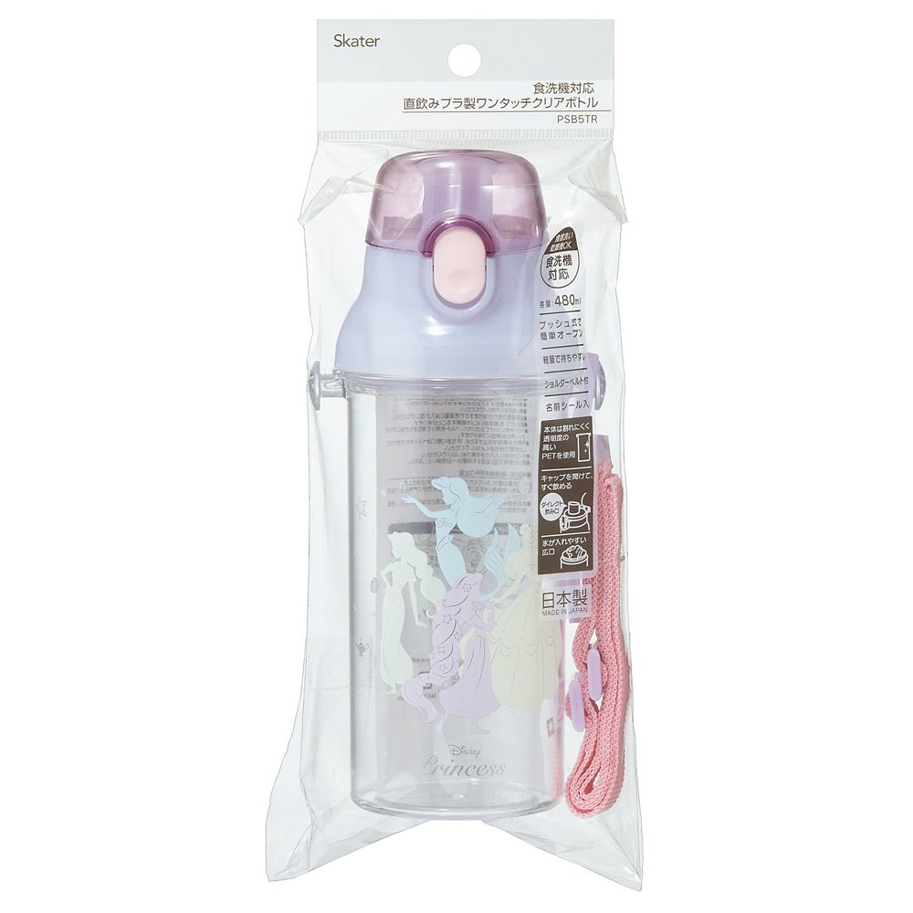 スケーター　食洗機対応プラクリアボトル  プリンセスシルエット／PSB5TR_686122