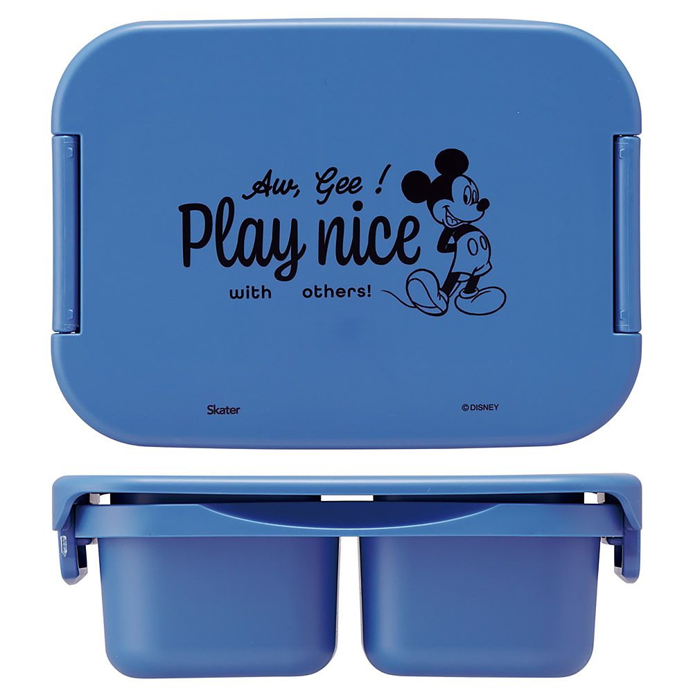 スケーター(Skater) 弁当箱 抗菌 セパレート型 タイト ランチボックス 1段 500ml 食洗機対応 レンジ対応 日本製 ミッキーマウス PTLBS5AG_68690