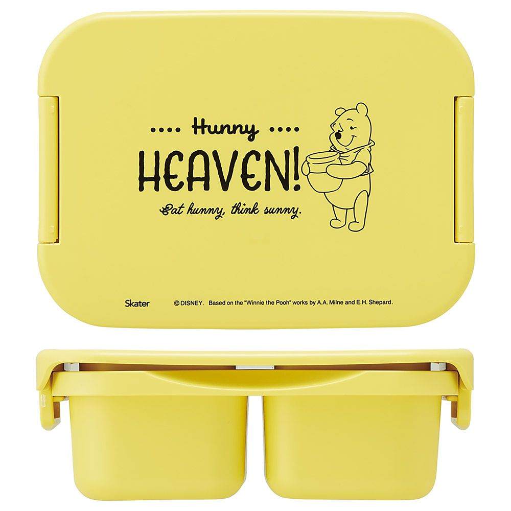 スケーター(Skater) 弁当箱 抗菌 セパレート型 タイト ランチボックス 1段 500ml 食洗機対応 レンジ対応 日本製 くまのプーさん PTLBS5AG_68699