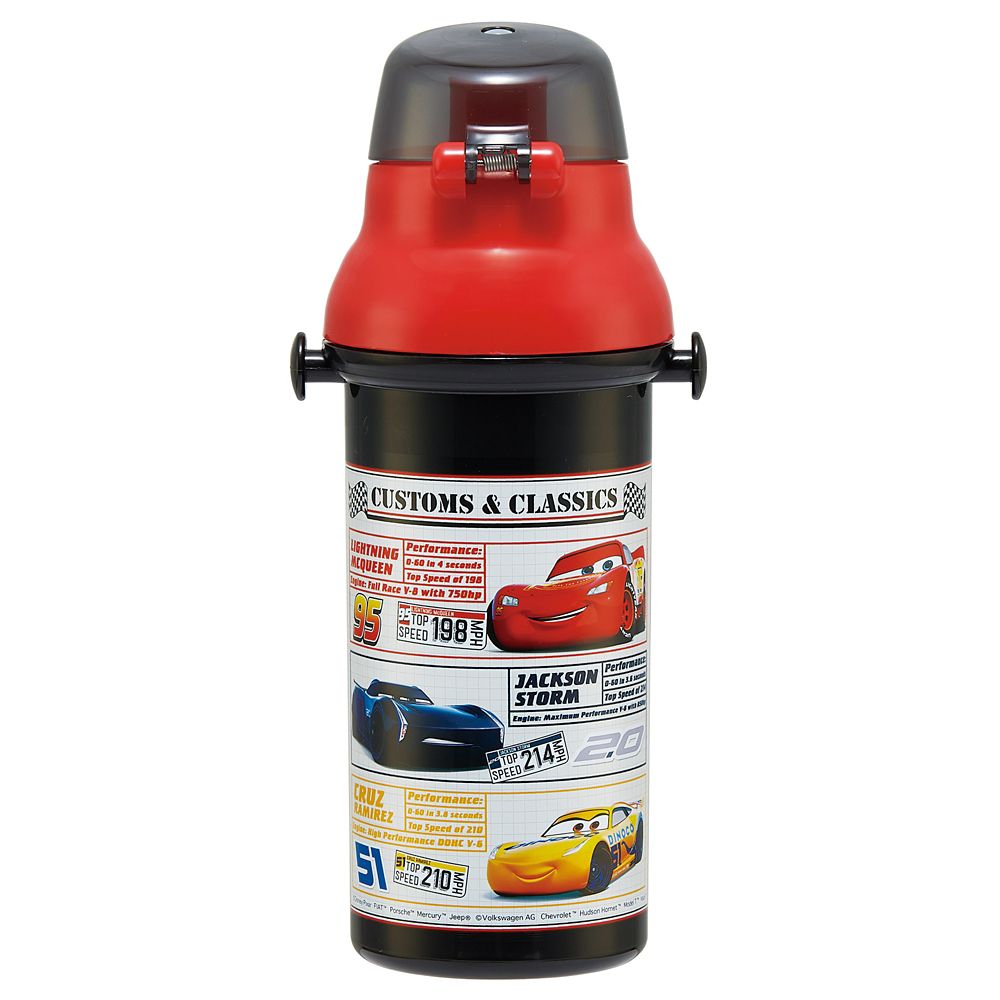 スケーター　抗菌直飲プラボトル  カーズ２５／PSB5SANAG_689192