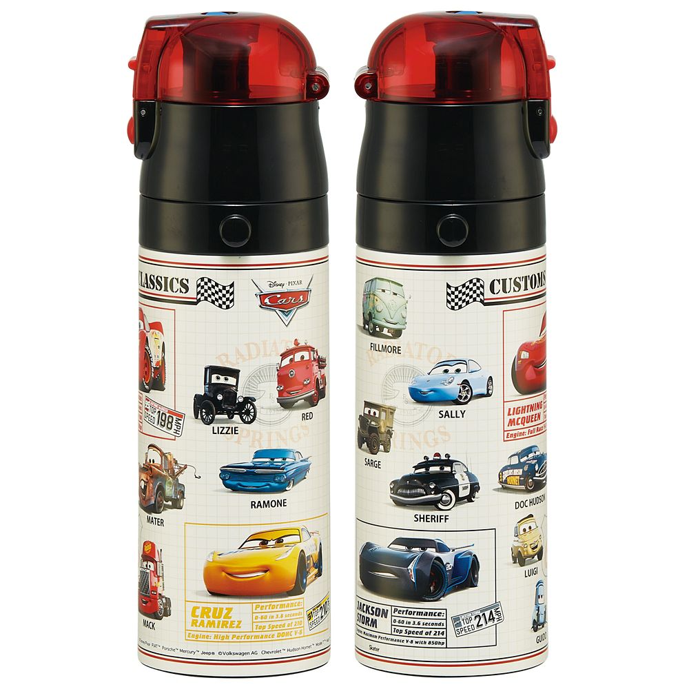 超軽量　直飲みコップ飲み兼用　２ＷＡＹステンレスボトル  カーズ２５／SKDC4_689246／スケーター