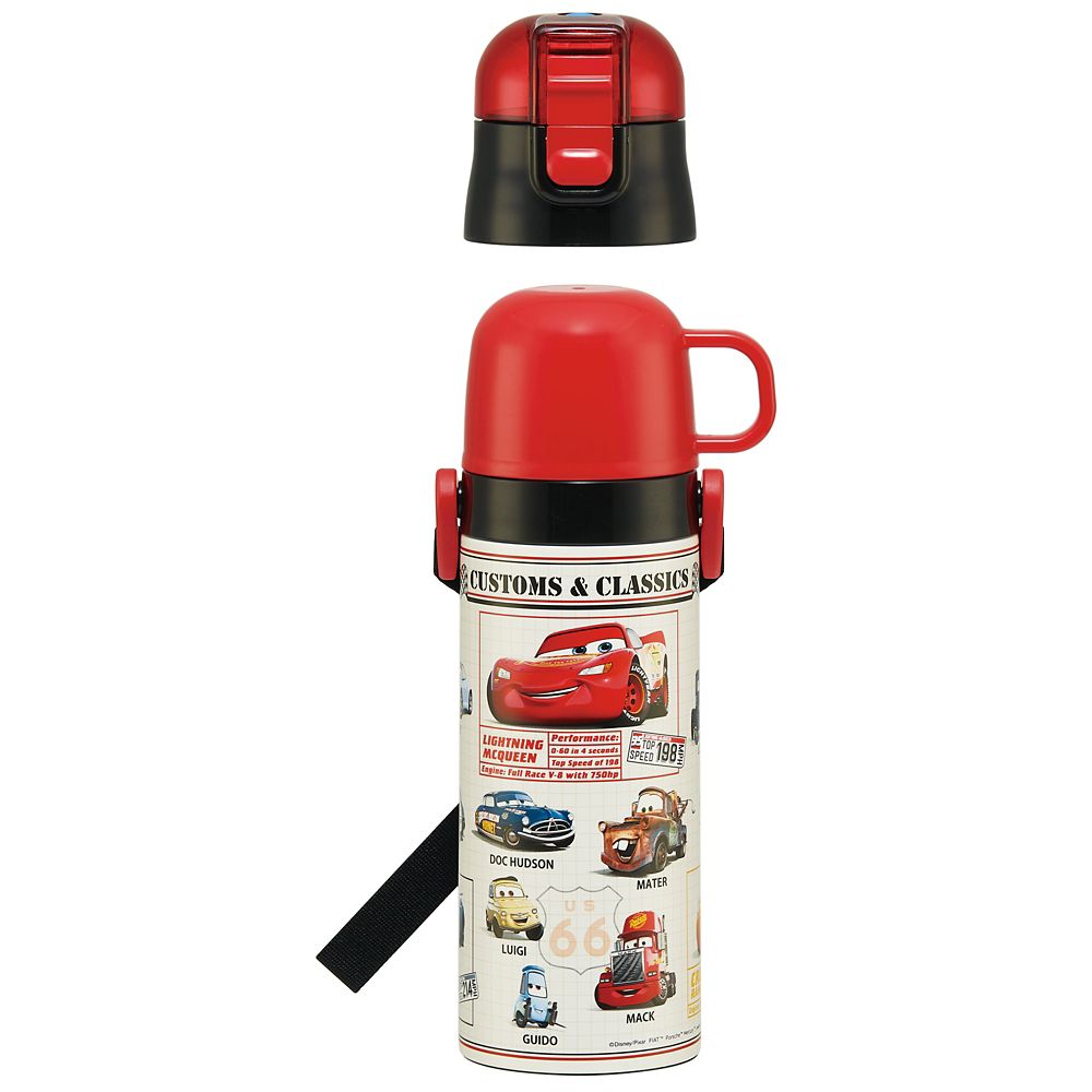 超軽量　直飲みコップ飲み兼用　２ＷＡＹステンレスボトル  カーズ２５／SKDC4_689246／スケーター