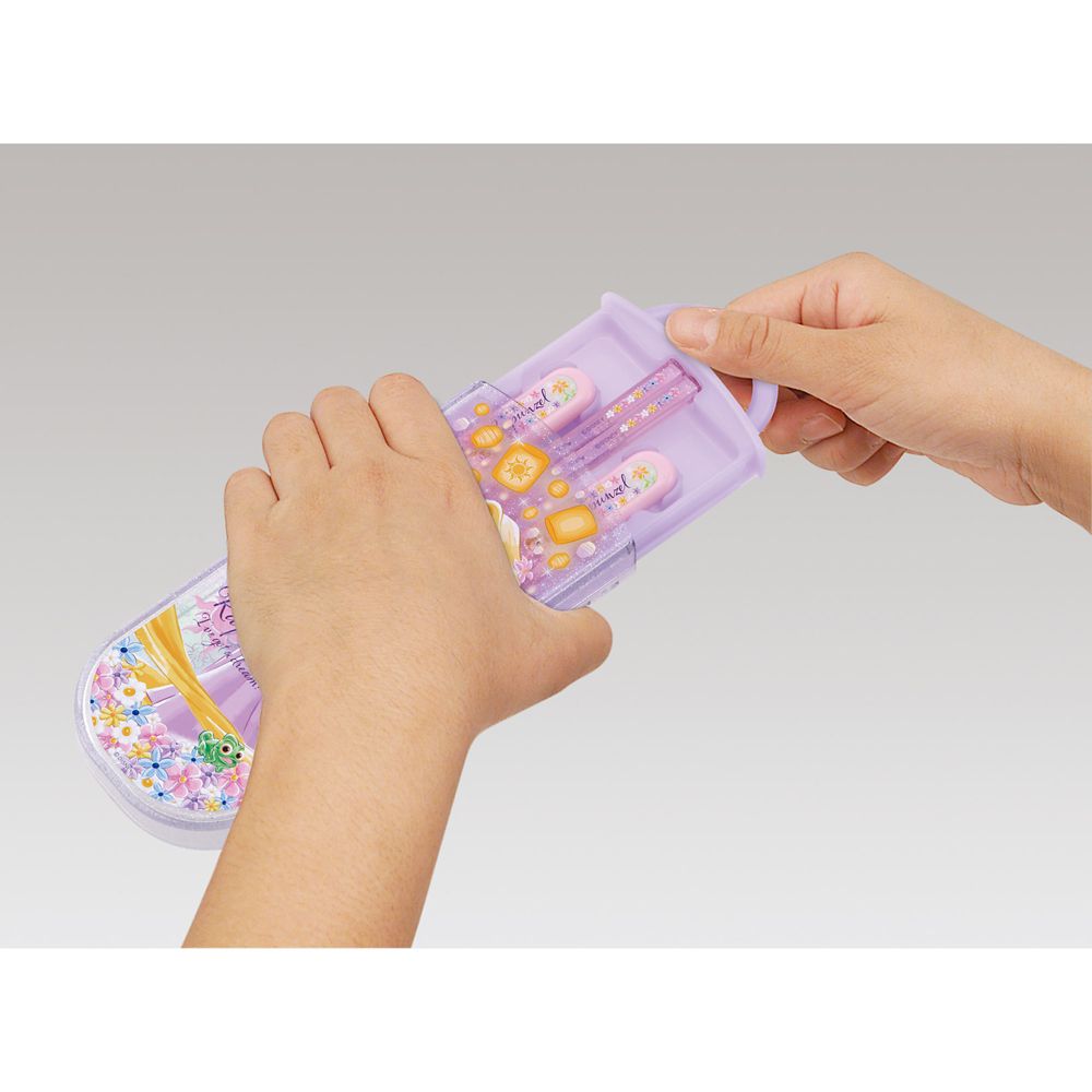 スケーター　抗菌食洗対応トリオセット  ラプンツェル２５／TACC2AG_689260