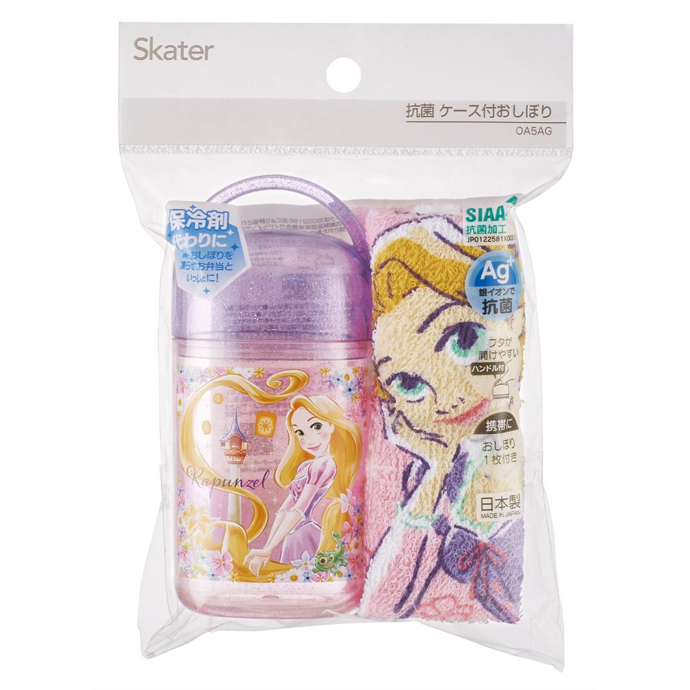スケーター　抗菌ケース付おしぼり  ラプンツェル２５／OA5AG_689338