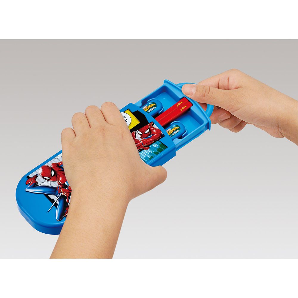 スケーター　抗菌食洗対応トリオセット  スパイダーマン２５／TACC2AG_689413