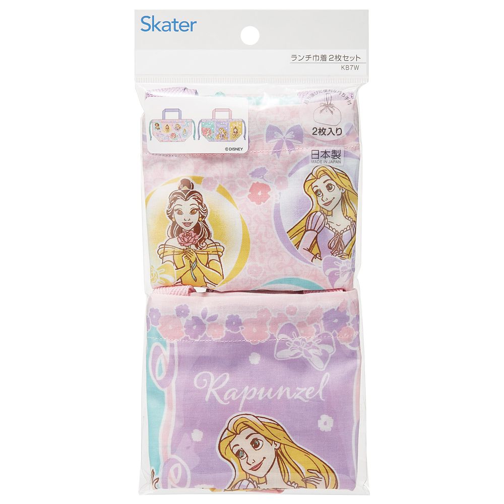 ランチ巾着（２Ｐ）  プリンセス２５／KB7W_690013／スケーター