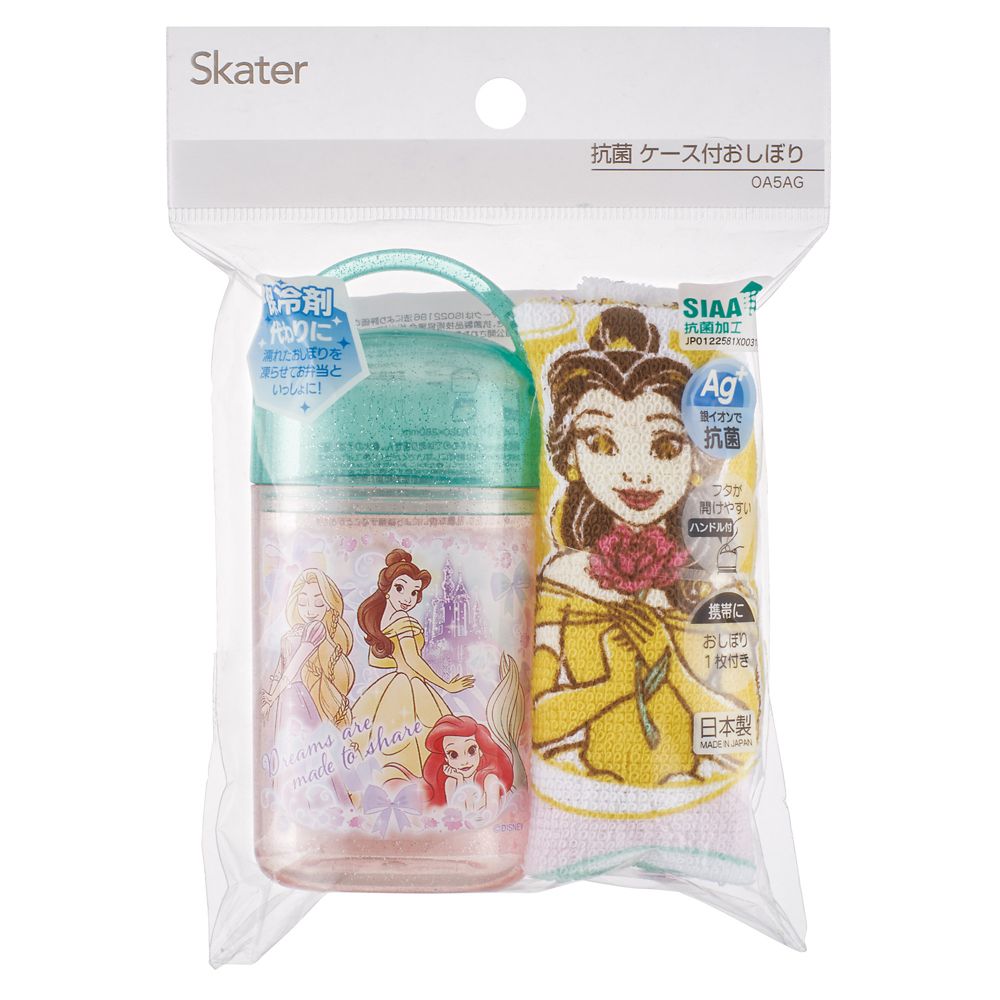 スケーター　抗菌ケース付おしぼり  プリンセス２５／OA5AG_690075