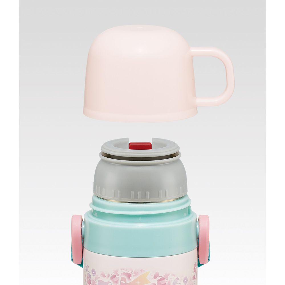 子供用　コップ飲みストロー飲み　２ＷＡＹステンレスボトル  プリンセス２５／SKCP3_690105／スケーター