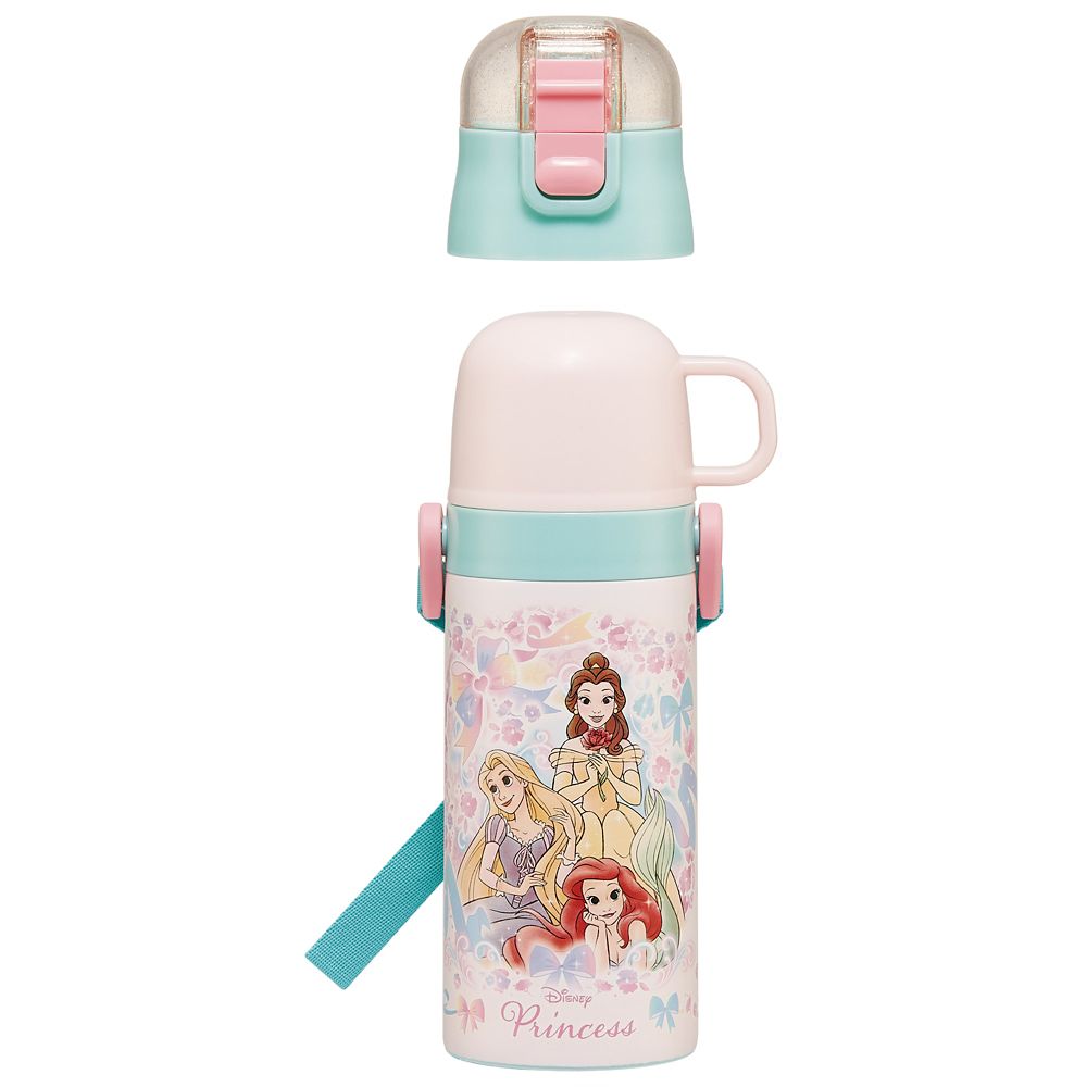 子供用　コップ飲みストロー飲み　２ＷＡＹステンレスボトル  プリンセス２５／SKCP3_690105／スケーター