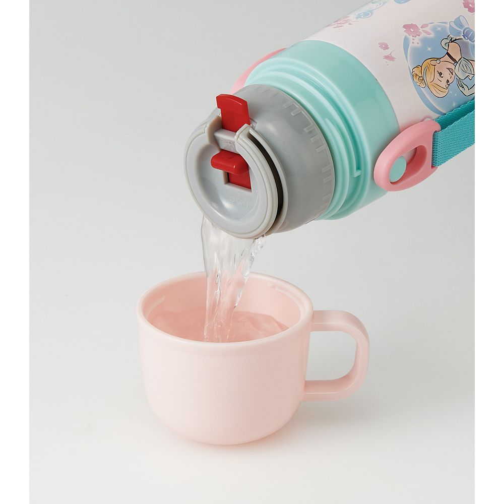 子供用　コップ飲みストロー飲み　２ＷＡＹステンレスボトル  プリンセス２５／SKCP3_690105／スケーター