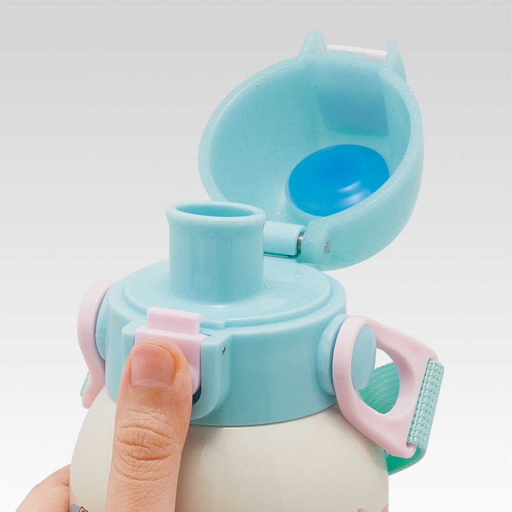 スケーター(Skater) 子供用 ステンレス 水筒 直飲み 600ml 子供に優しい軽量タイプ プリンセス 25 女の子 保冷専用 waterbottle スポーツボトル キッズ こども 水瓶 STCH6_69012