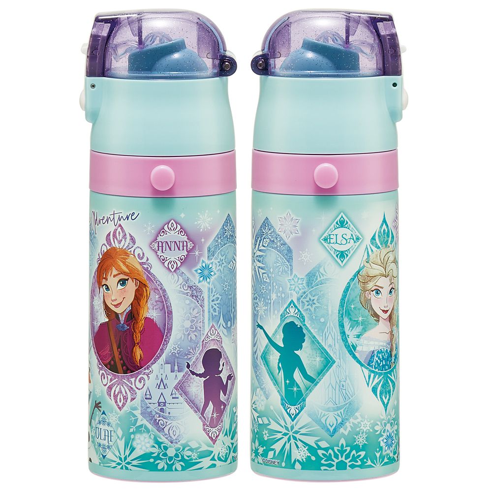 子供用　コップ飲みストロー飲み　２ＷＡＹステンレスボトル  アナと雪の女王２５／SKCP3_690341／スケーター