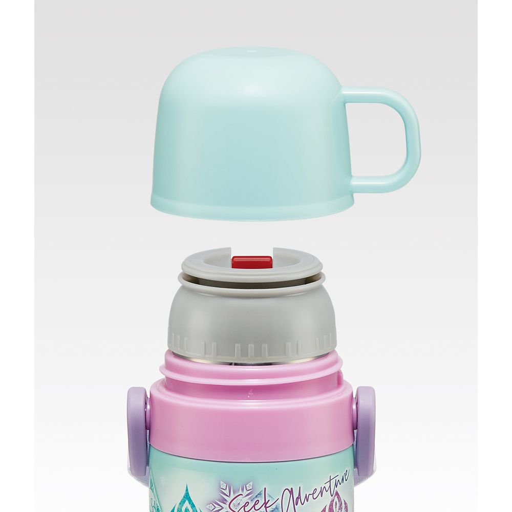子供用　コップ飲みストロー飲み　２ＷＡＹステンレスボトル  アナと雪の女王２５／SKCP3_690341／スケーター