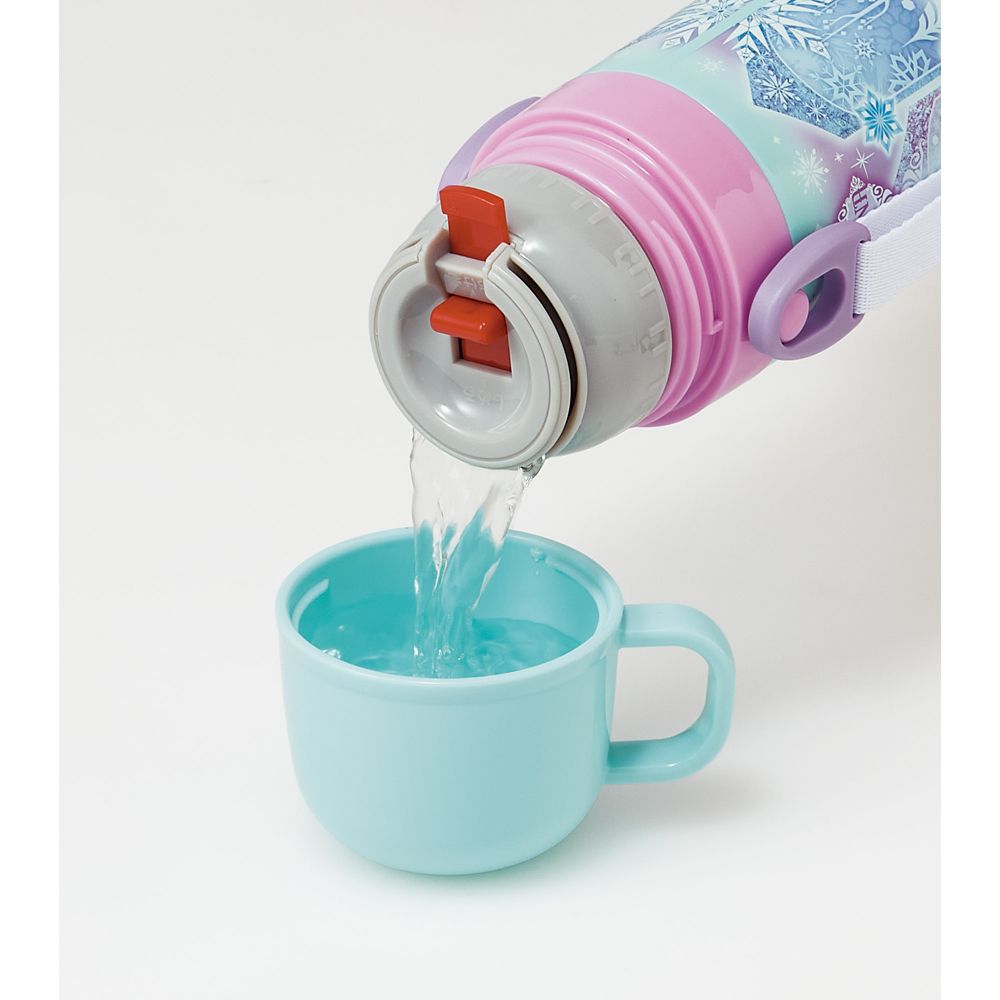 子供用　コップ飲みストロー飲み　２ＷＡＹステンレスボトル  アナと雪の女王２５／SKCP3_690341／スケーター