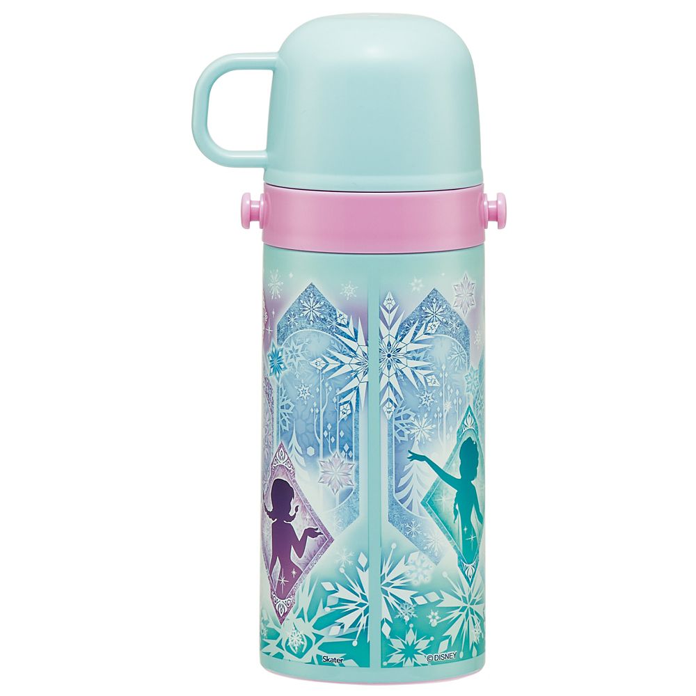 子供用　コップ飲みストロー飲み　２ＷＡＹステンレスボトル  アナと雪の女王２５／SKCP3_690341／スケーター