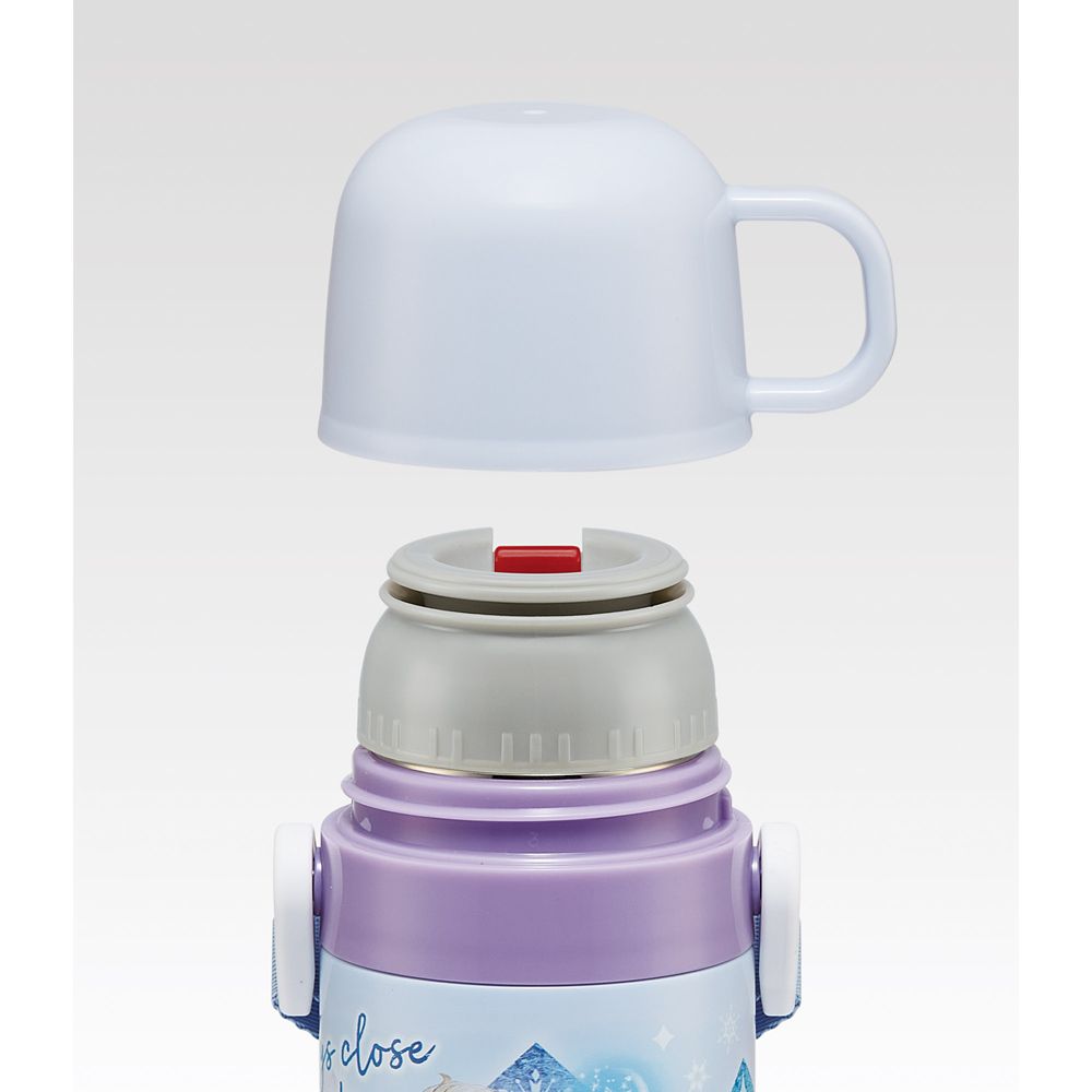 超軽量　直飲みコップ飲み兼用　２ＷＡＹステンレスボトル  アナと雪の女王２５／SKDC4_690358／スケーター